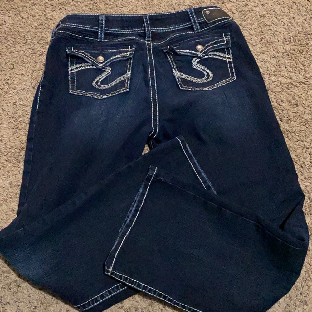 Silver jeans